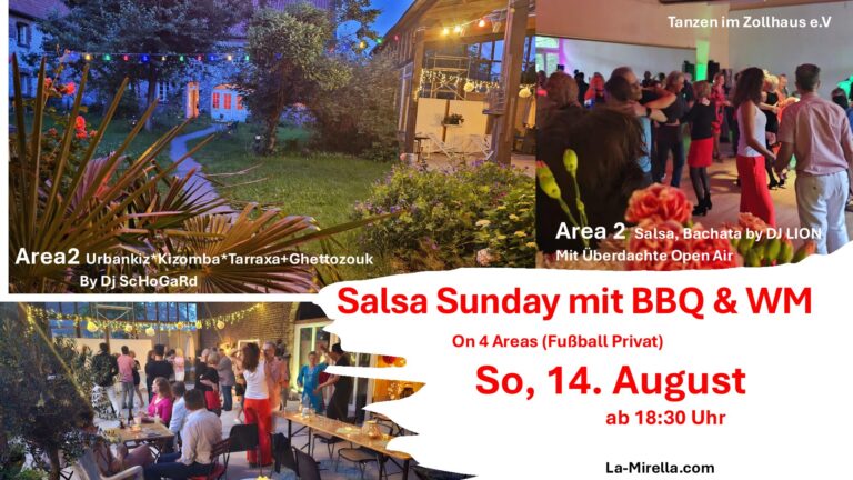 Salsa Sunday mit BBQ und WM!