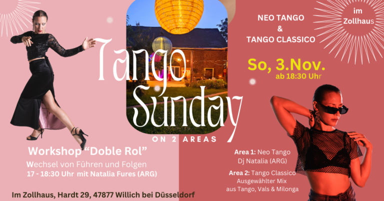 Tango Sunday on 2 Areas mit Workshop